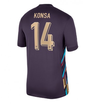 England Ezri Konsa #14 Replica Away Stadium Shirt Euro 2024 Short Sleeve